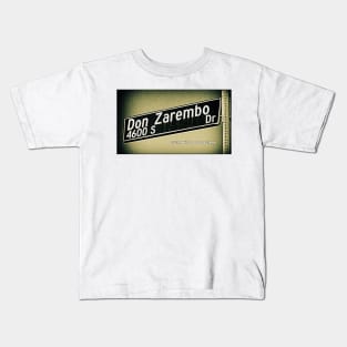 Don Zarembo Drive, Los Angeles, California by Mistah Wilson Kids T-Shirt